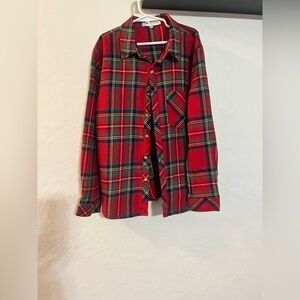 Ivy City Co. John Shirt in Madeline holiday plaid